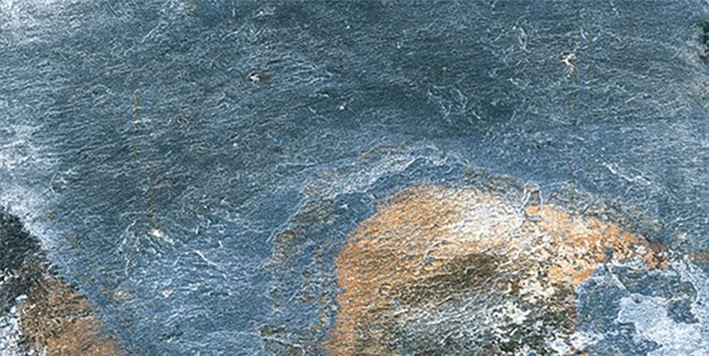 Carrelage sol extérieur / piscine effet Pierre de Bali Météor Mix bleu R11 30x60 cm - Réflex Boutique - 2