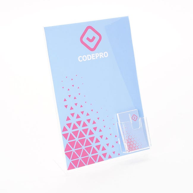 Porta Biglietti Da Visita SANRUI Acrilico - Trasparente, Per 60 Carte, Scrivania - Foto 7