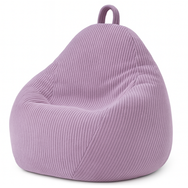 Pufe pêra bombazina BANANAIR 120 x 100 cm violeta de parma