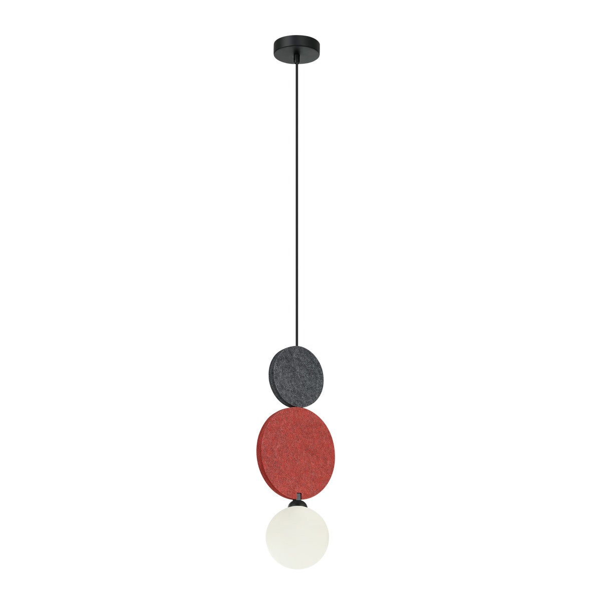 Lampa wisząca ANDREA czarna 1 x G9 x 25W wym: 118 x 18 x 12 cm Italux