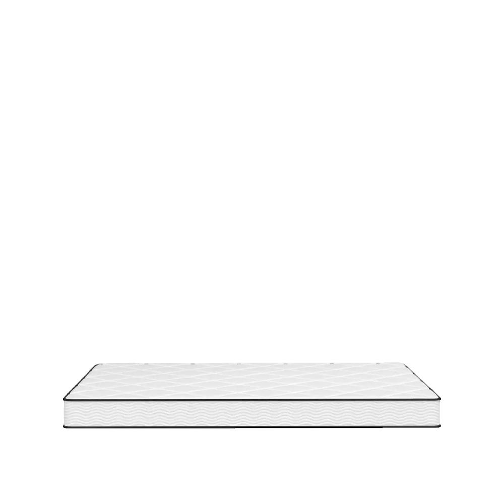 Materac VidaXL piankowy 120x200 cm biało-czarny średnio miękki