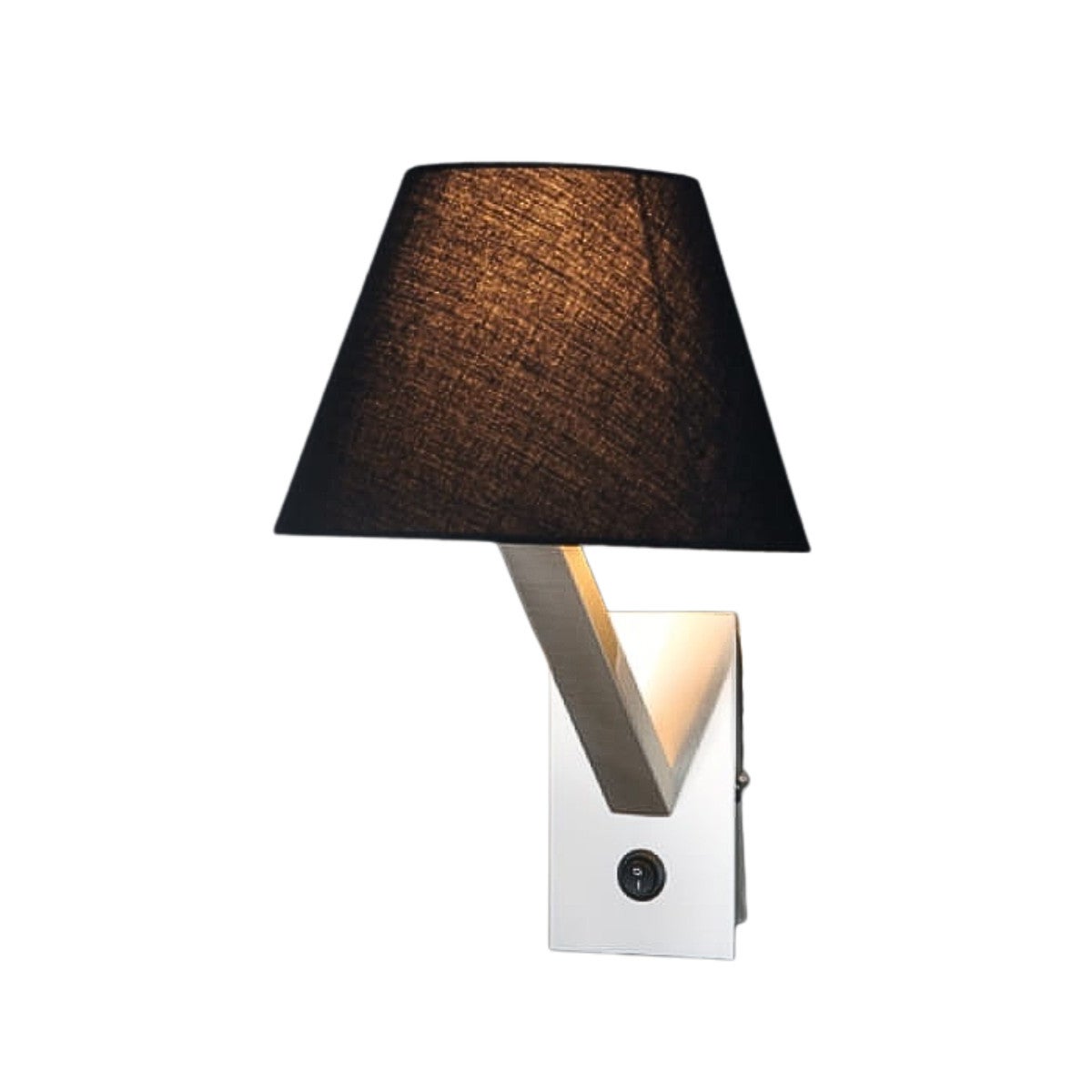 Kinkiet ścienny Orlando czarny-satyna 1xE27x40W wym: 30 x 22 x 22 cm metal IP20 Maxlight