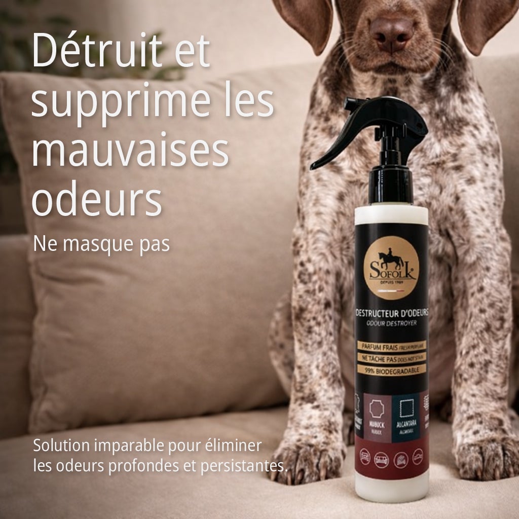 Eliminador de odores – Neutralizador potente – Elimina odores de urina, tabaco e animais – Não mancha – Biodegradável – 200 ml - 2