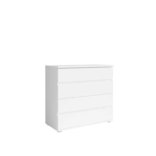 Commode 4 tiroirs - blanc - Collection NOFI