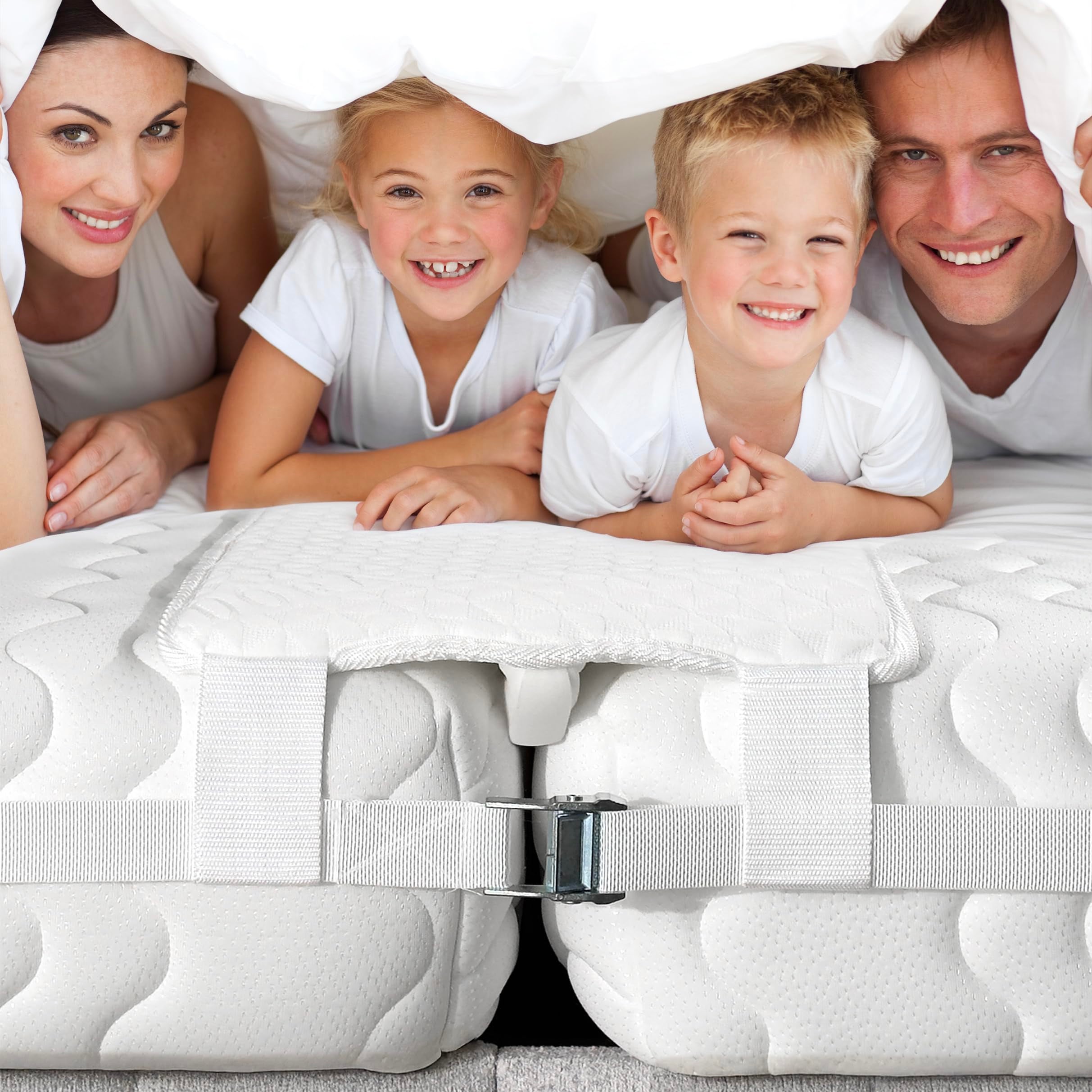 Kit de conversão para cama de casal BEXTCOK, kit de conversão para ligação de colchões, ligação para cama de casal (200 × 20 × 7 cm) - 6