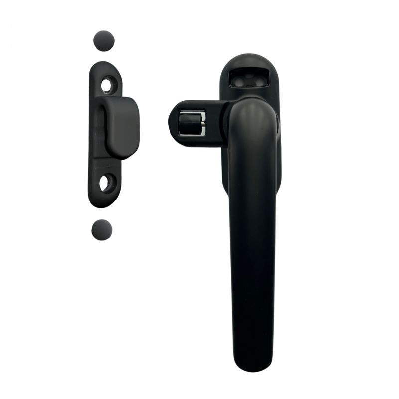 Chiudi Anta Per Finestre A Battente - Poliammide Nero, Design A Chiocciola, Marca Esinplast - Foto 3