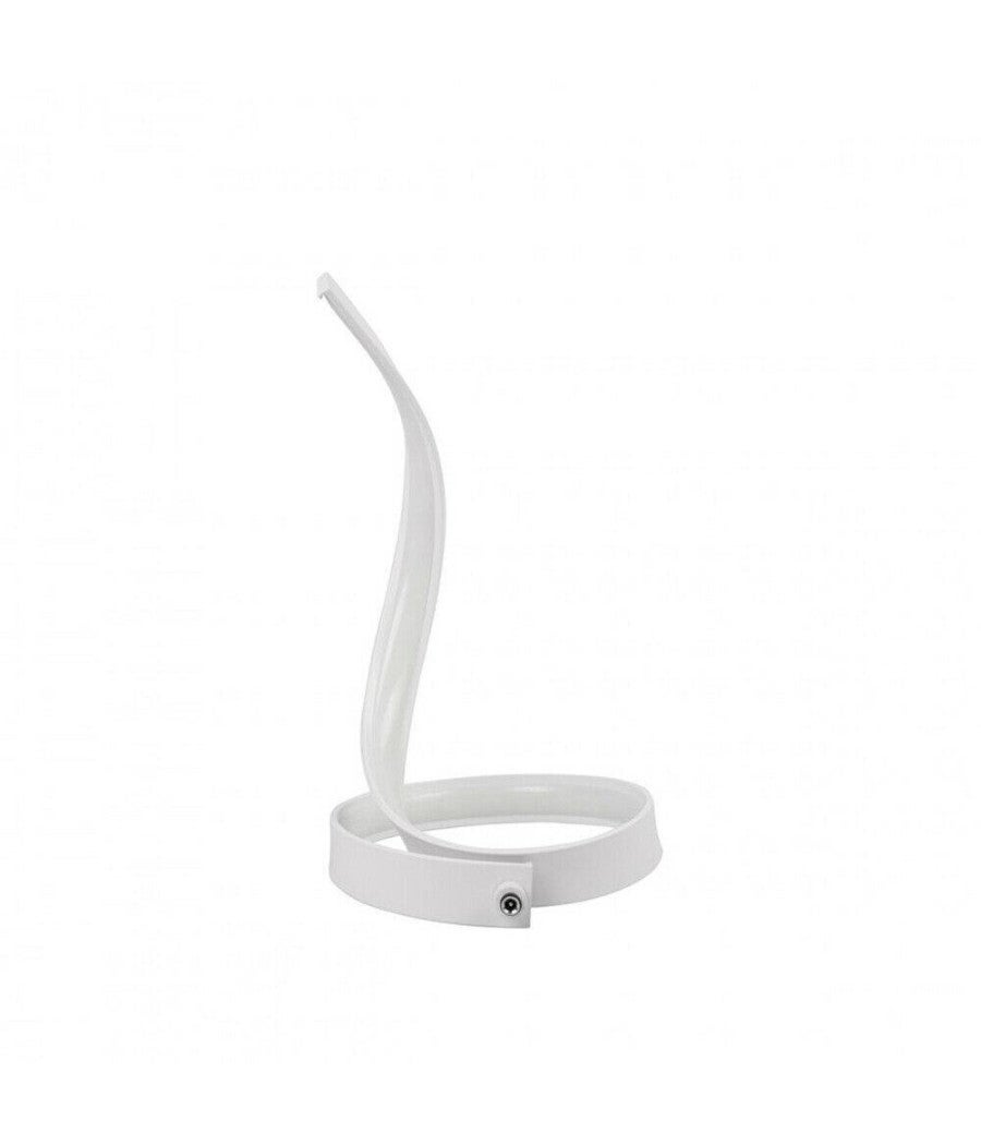 Trade Shop - Lampada Da Tavolo Led Moderna A Spirale Curva 12watt Luce Da Comodino Bianca D05 - Bianco Freddo - - 2