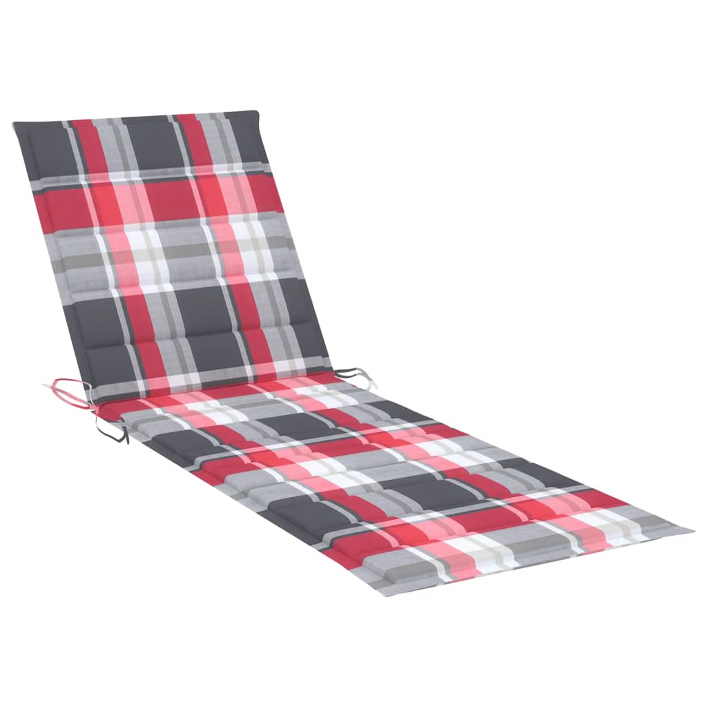Maison Exclusive - Chaise longue de jardin avec table et coussin Bois d'acacia - 8