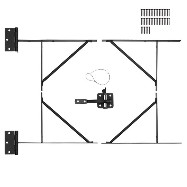 Support De Cheminée Pour Antenne TV - Kit De Fixation 13,5 Pouces Avec Sangles - Universel UHF