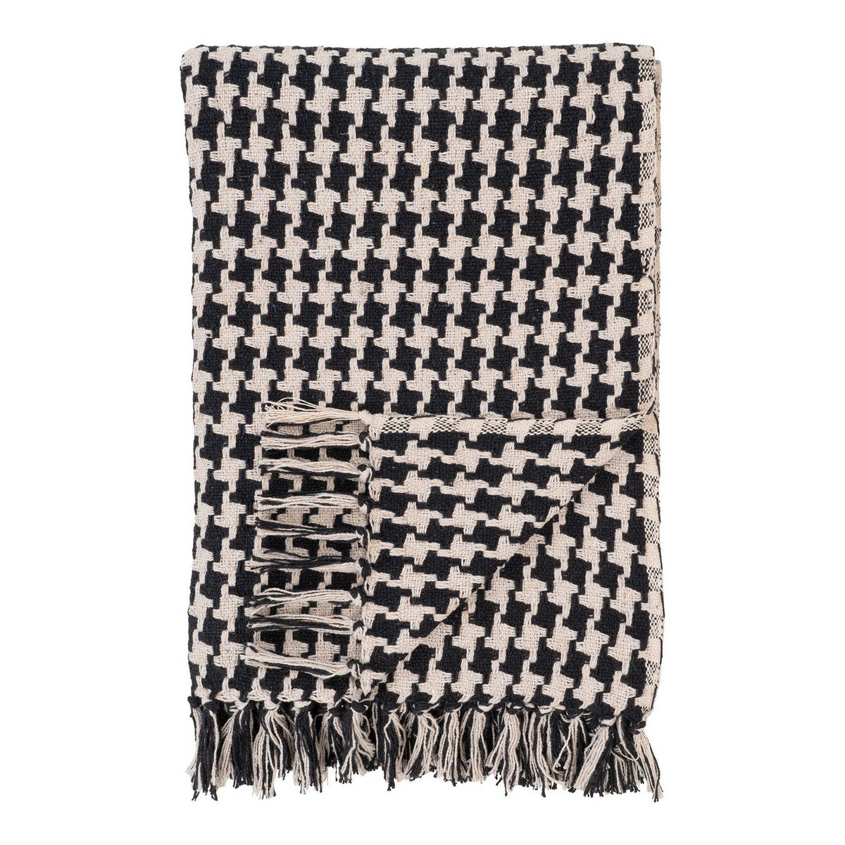 Plaid Side, Bawełna, Czarny, Seven Design