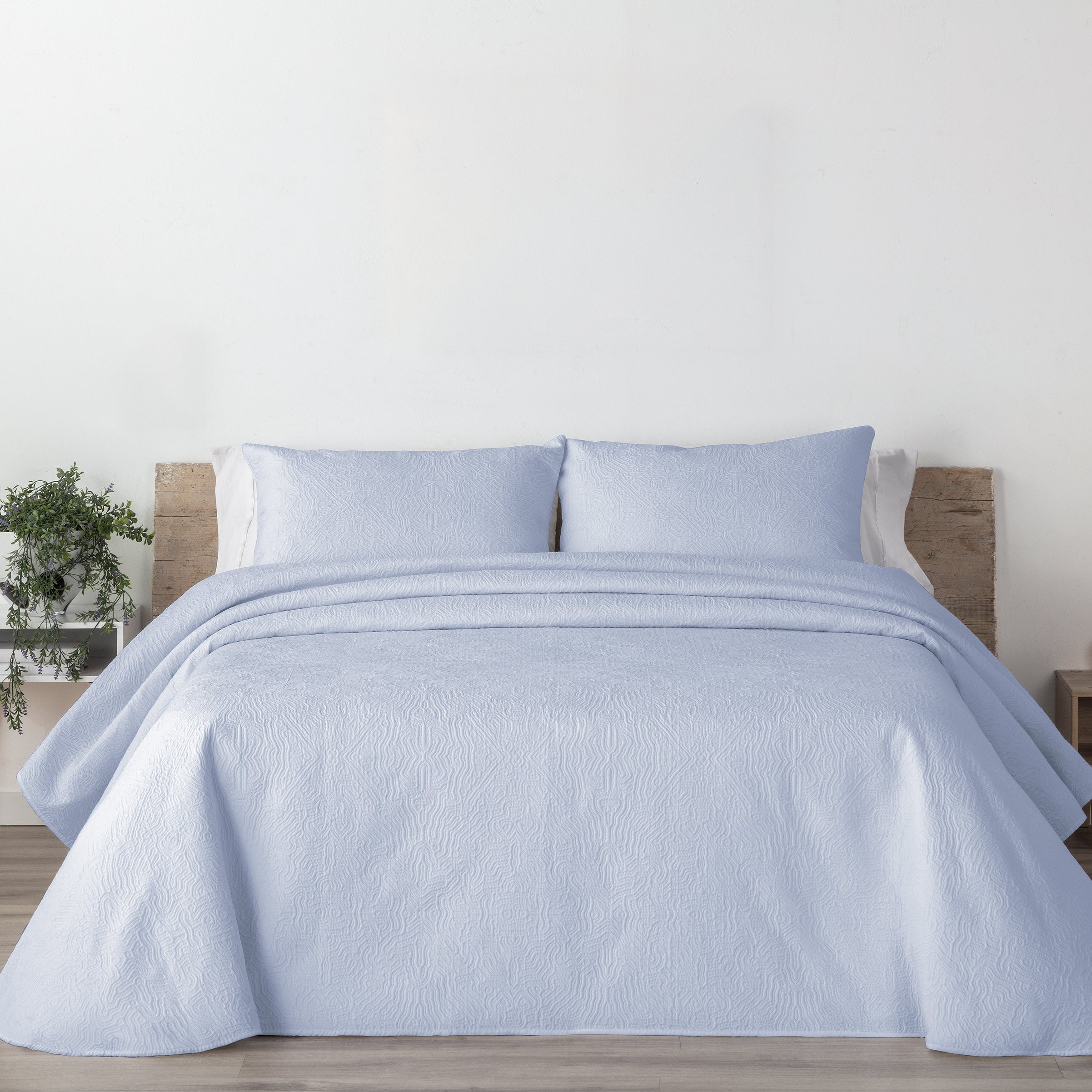 Colcha bouti mosaico azul - Spot Summer Soft cama 135 | Leroy Merlin