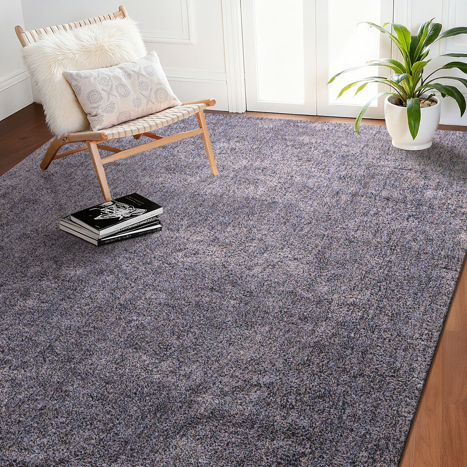 Dywan do salonu VEVOR 8x10 ft miekkie wlokna antyposlizgowy TPR nowoczesny