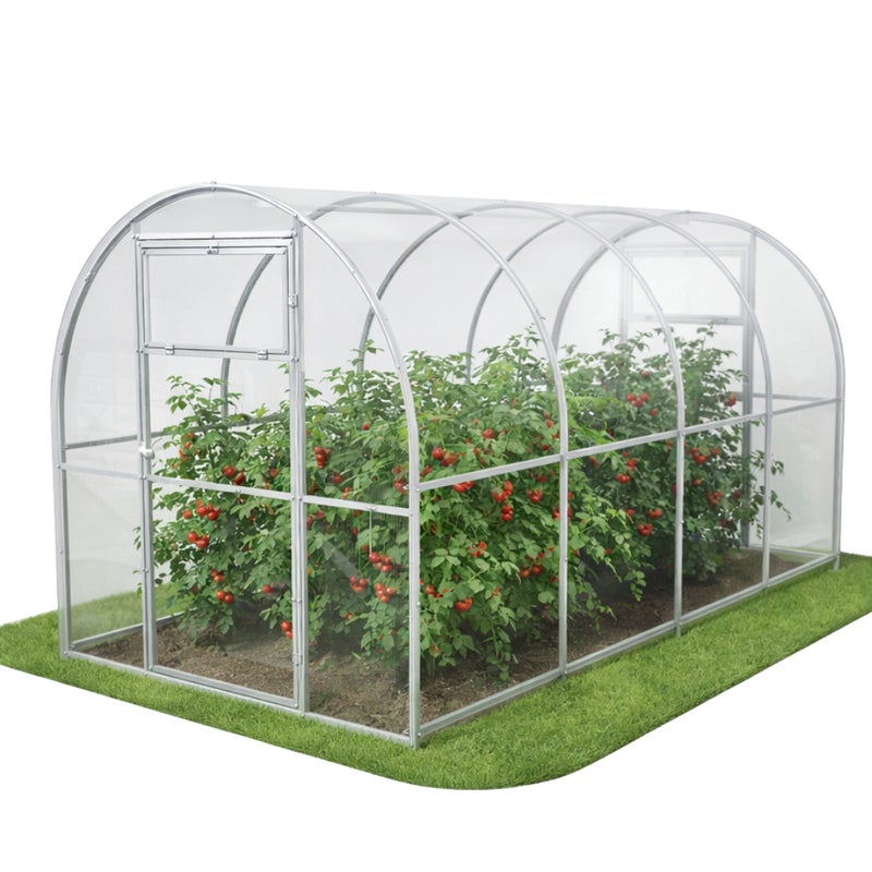 Szklarnia ogrodowa Tunel 2x4 m profile 20x20 poliwęglan 6mm - Szklarnia z poliwęglanu