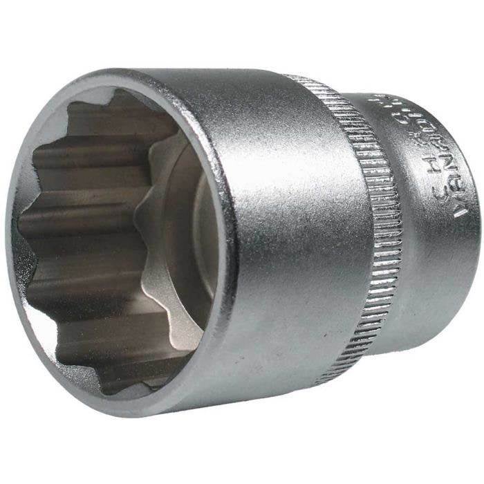 Douille à Choc Profonde CoCud 32mm 3/4" - Acier Chrome-Molybdène - Pour Boulons Hexagonaux