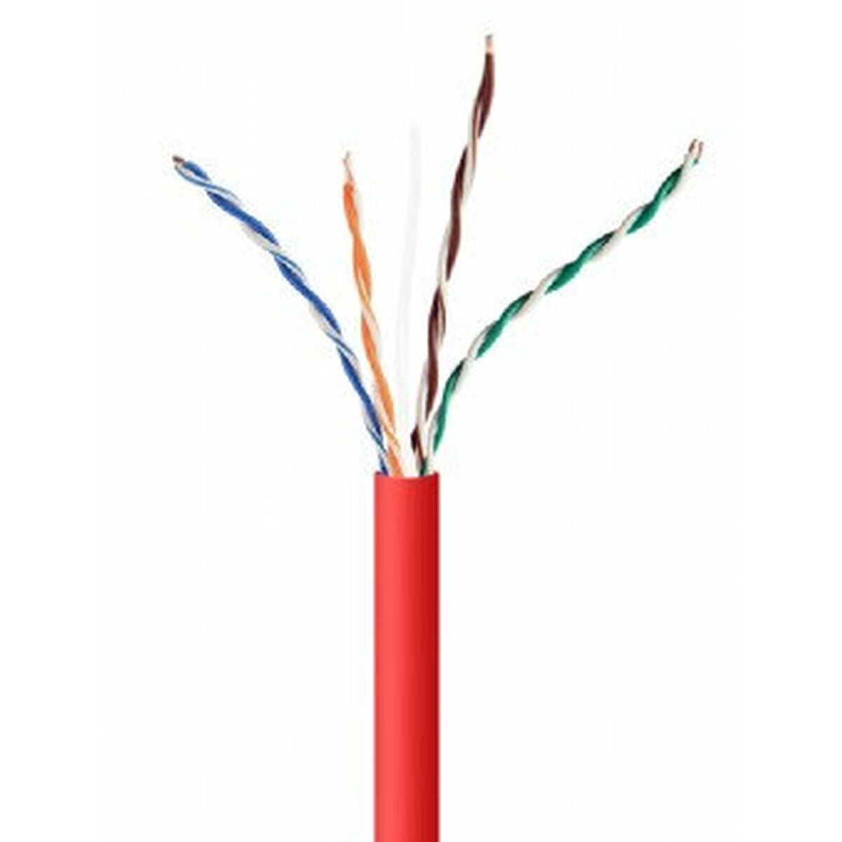 Cable de Red Rígido FTP Categoría 5e GEMBIRD 1000FT Rojo 305 m | Leroy ...