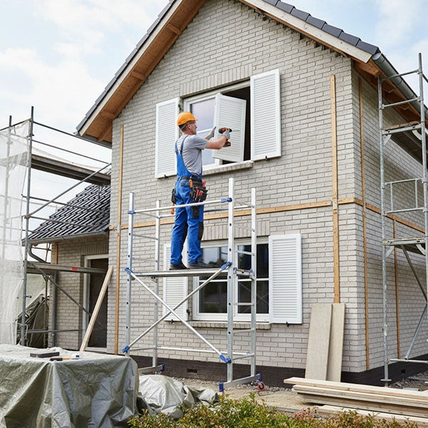 Echafaudage roulant alu - Hauteur de travail maximale de 2.90m + Sac à dos de chantier - P6-SAC - 4