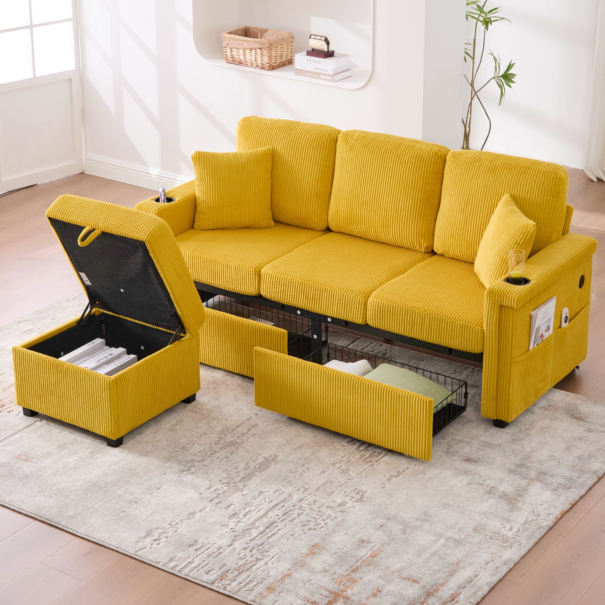 Federici Sofa Divano Con Presa Usb Divano Angolare A Posti Con