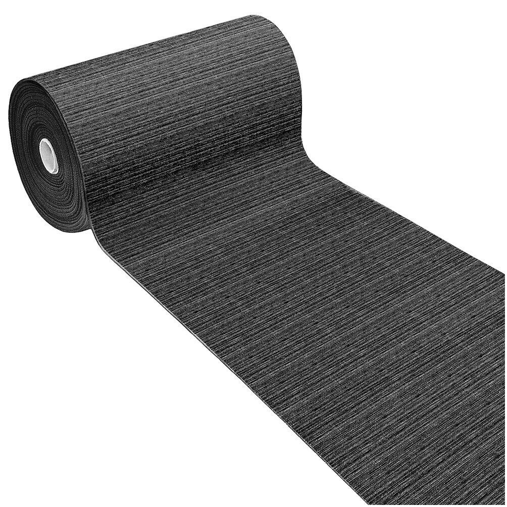 Dywanik Kuchenny 54x40 Cm Antypoślizgowy Absorbent Pasiasty Jednolity Kolor Czarny