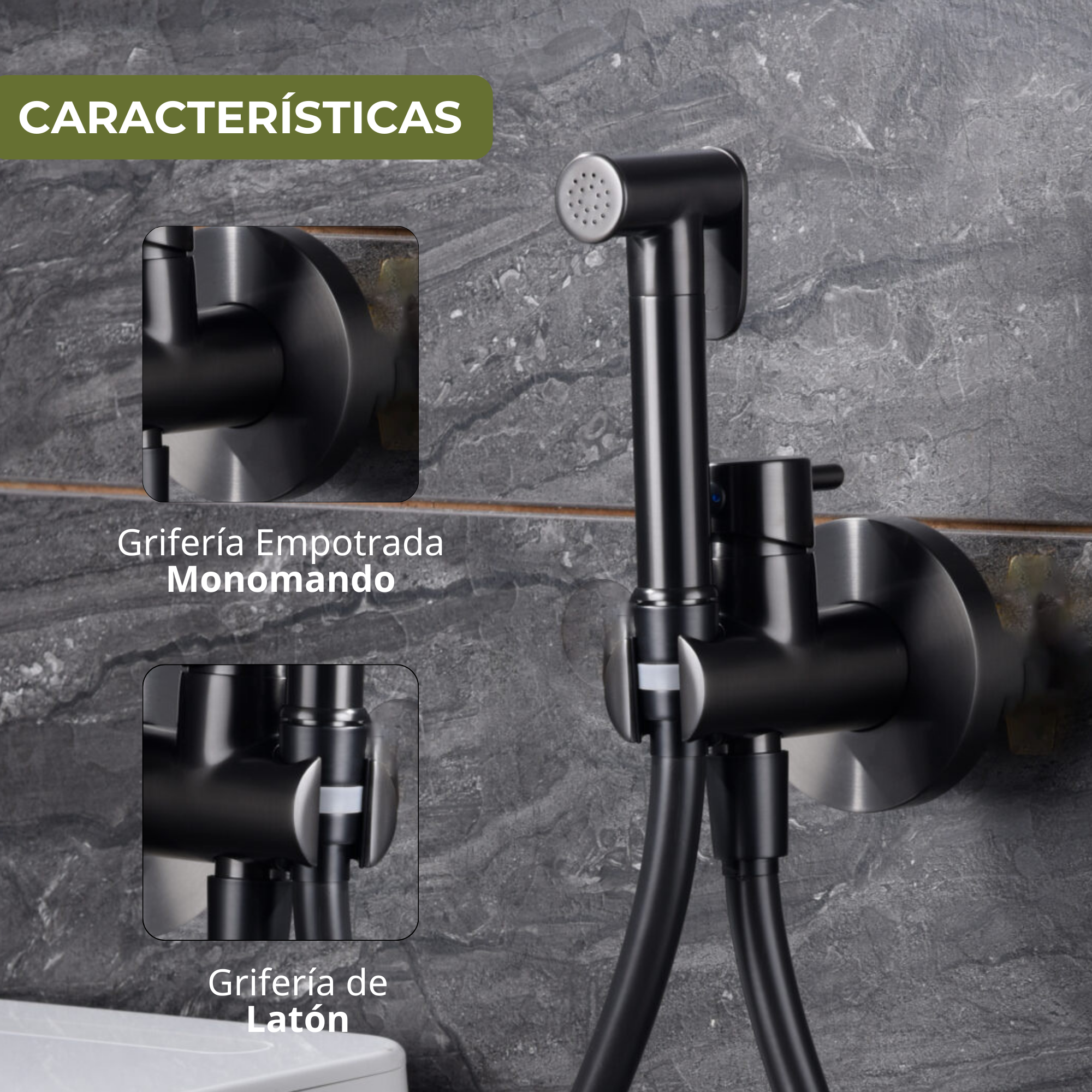 Grifo Bidé Imex Rdm005 IMEX Grifo Bidet Para WC Empotrado