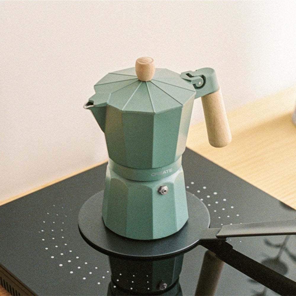 CREATE - THERA MOKA RETRO - Włoska kawiarka - Sauge