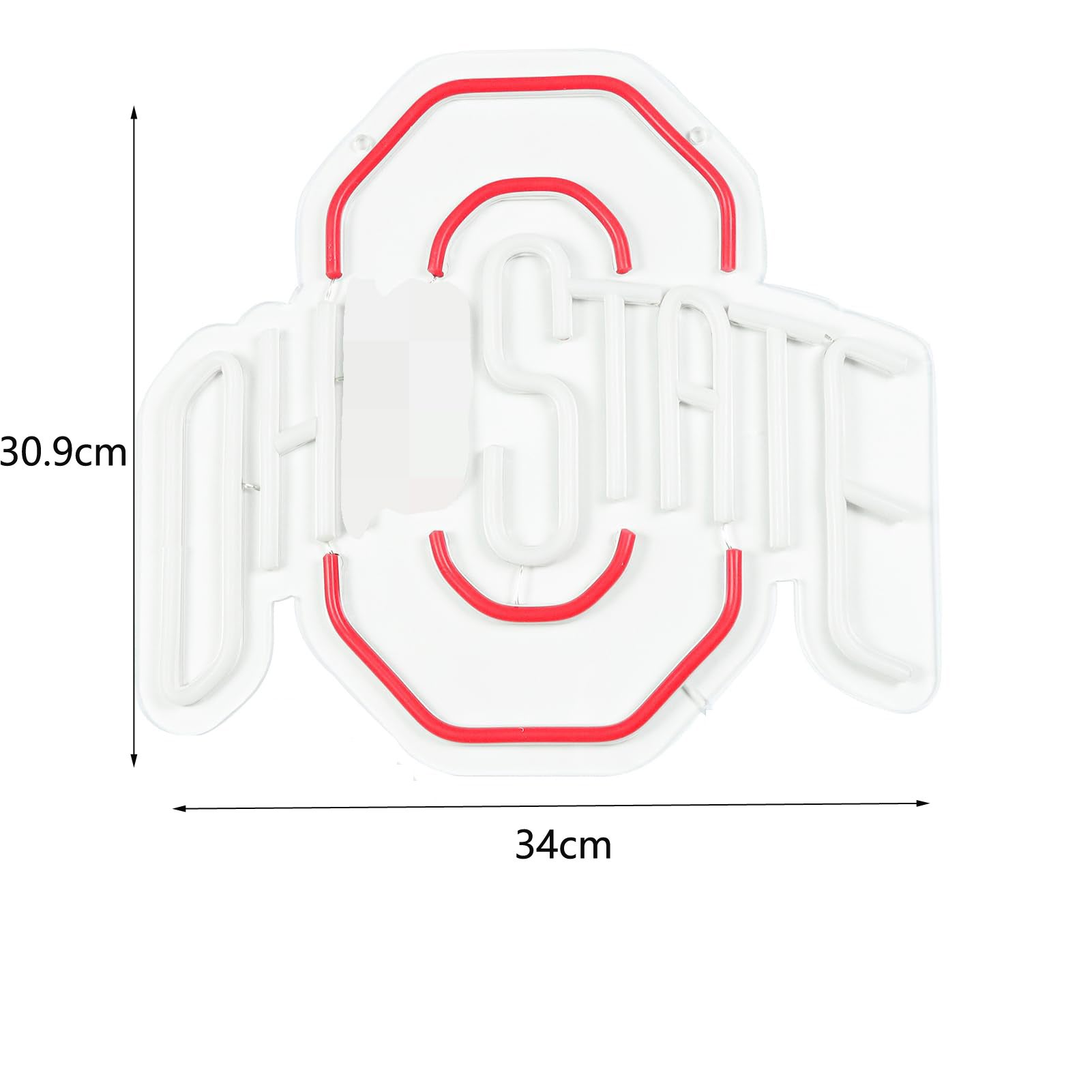 Insegna Al Neon A Led Calcio 30x30 Cm – Dimmerabile, Alimentazione USB, Per Decorazione Parete Camerette E Feste A Tema - 3