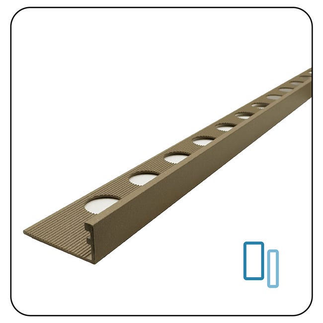 Tagliere Legno 10 Profili Finitura Piastrelle A L Per Bordo Dritto - Foto 10