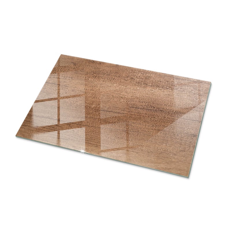 Płyta na blat stołu, dekoracyjne, do salonu, do kuchni | kwadrat | Naturalny wzór drewna | 100x70