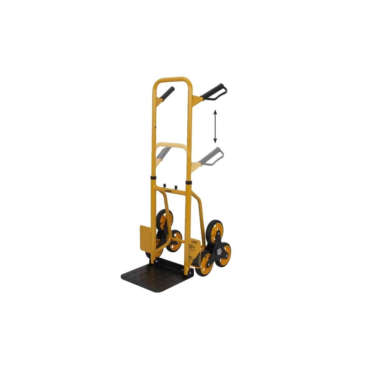 Chariot Pliable Pejevir - 150kg Charge Max - 5 Roues - Poignée Télescopique