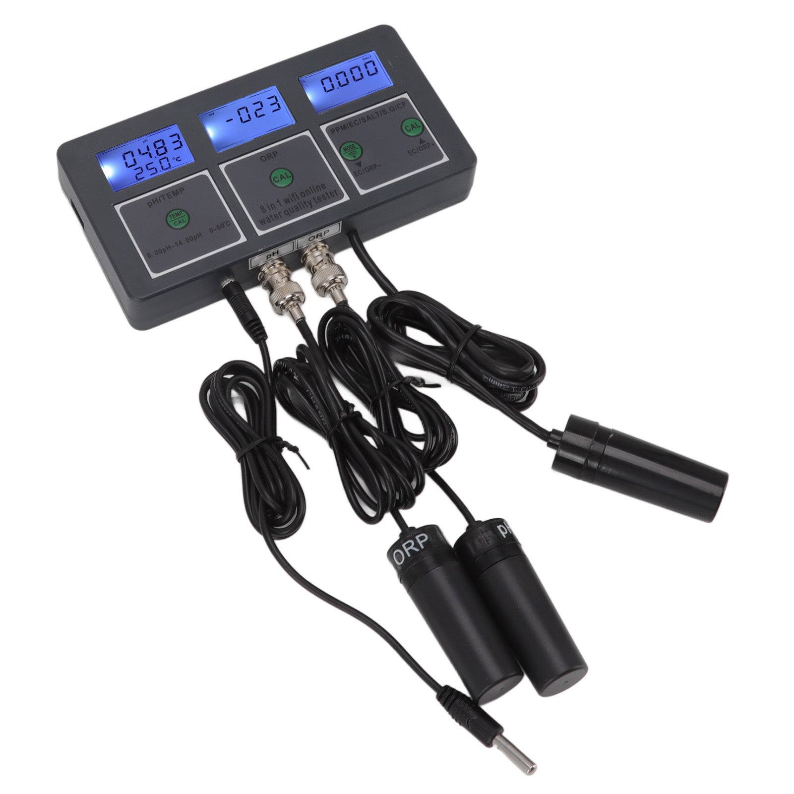 Testador de qualidade da água 8 in 1 Online Monitoring pH detetor ...