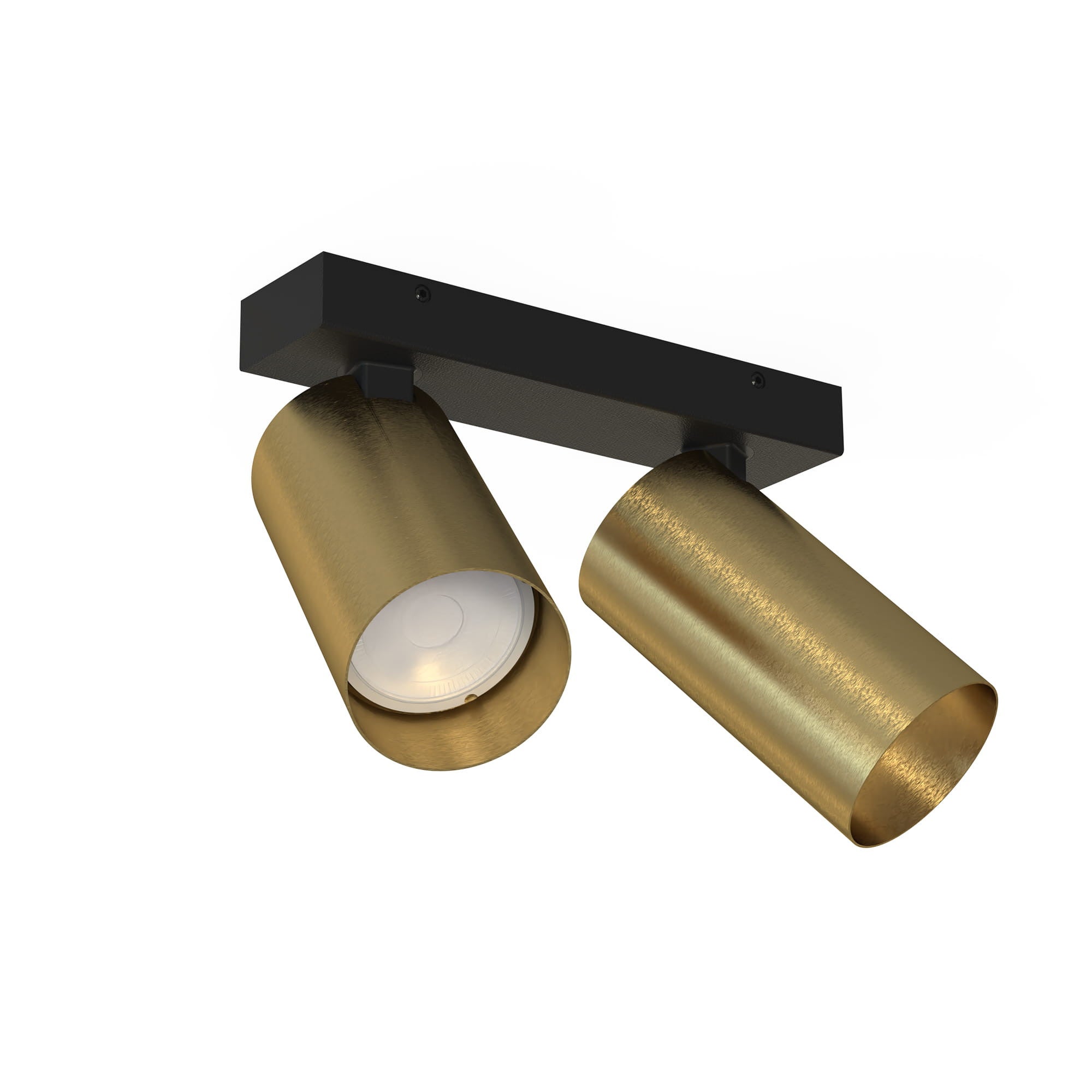 Reflektor sufitowy spot natynkowy Mono listwa czarno-złoty 2xGU10x10W wym: 20 x 31 cm metal Nowodvorski Lighting