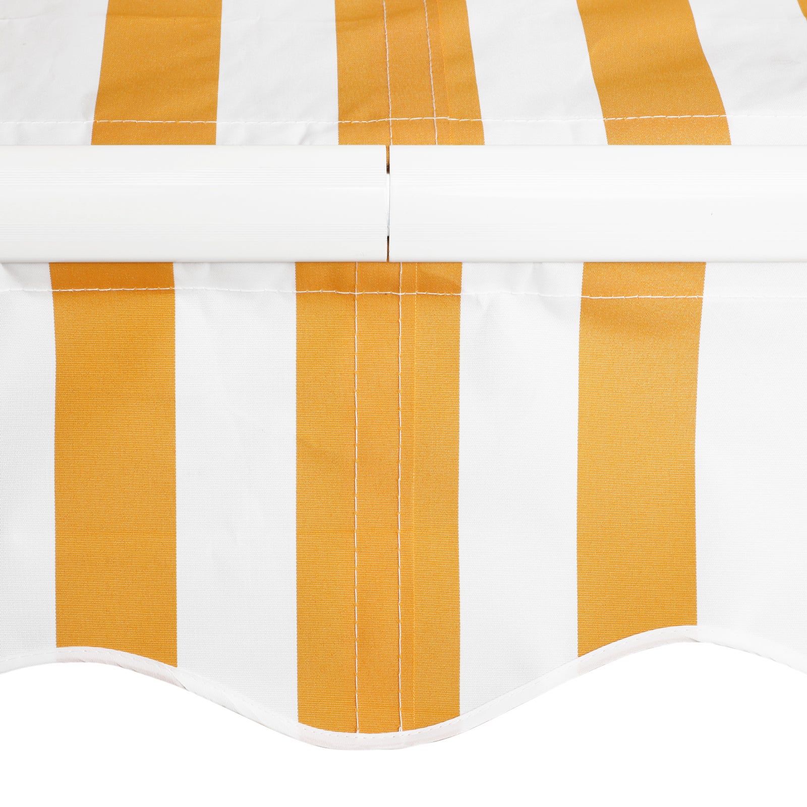Toldo Manual Retrátil Outsunny em Poliéster e Alumínio Laranja 295x245x151,5 cm - 8