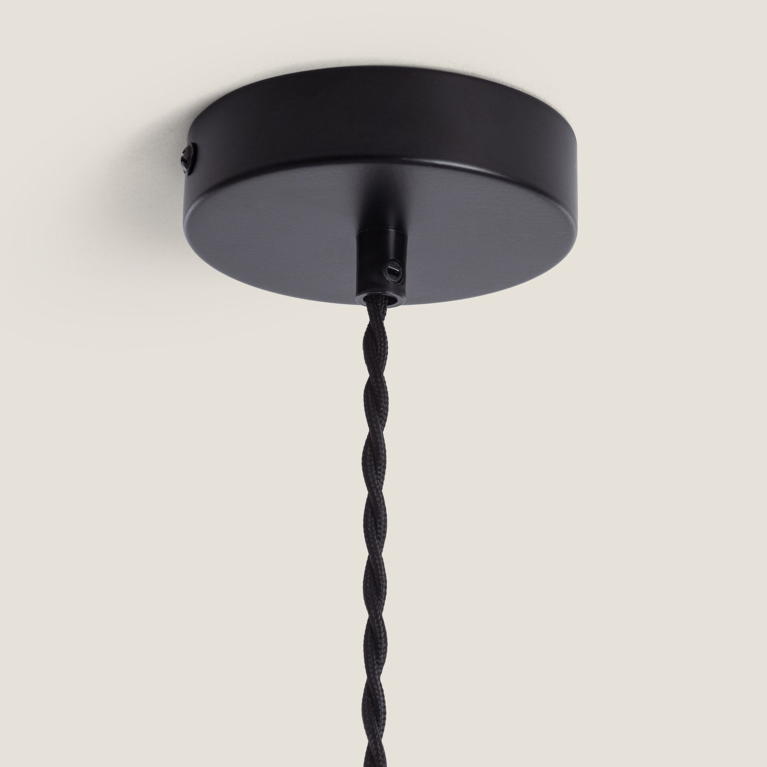 Suspension Rotin Nirvana Noir tressé - 7