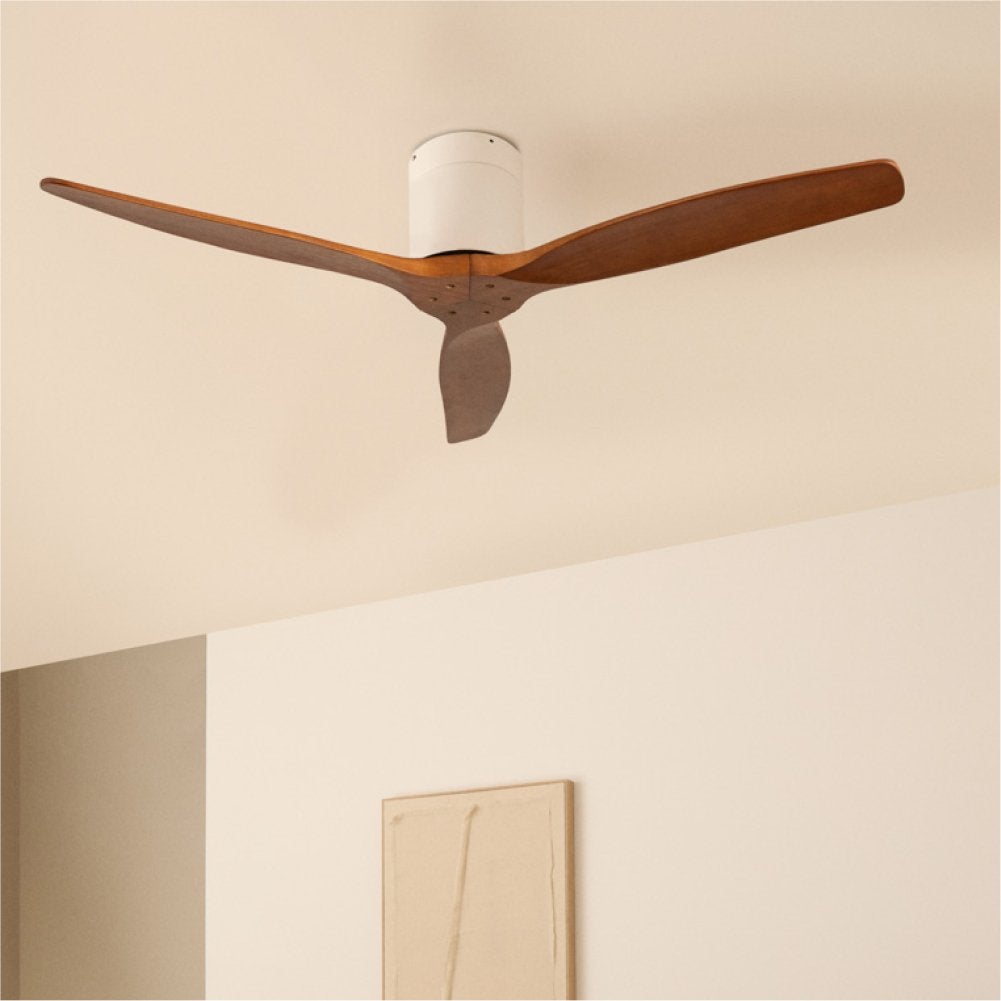 CREATE - WIND CALM M - Ventilateur de plafond silencieux 40W avec pales techniques en ABS Ø132cm sans eclaraige sans wifi - 2