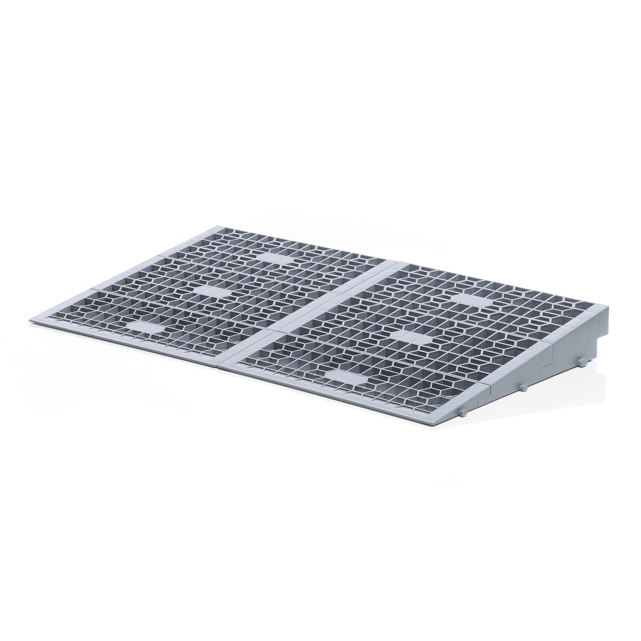 Rampe d'accès de seuil – Hauteur 0-25 / 25-50 / 50-76 mm – Largeur 810mm – Modulable pour Fauteuil roulant & Déambulateur – avec Surface… Wiltec - 5