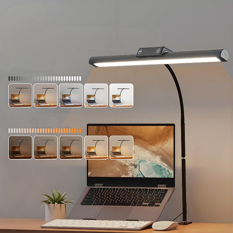 Lampe de bureau LED pour bureau à domicile, intensité lumineuse ...