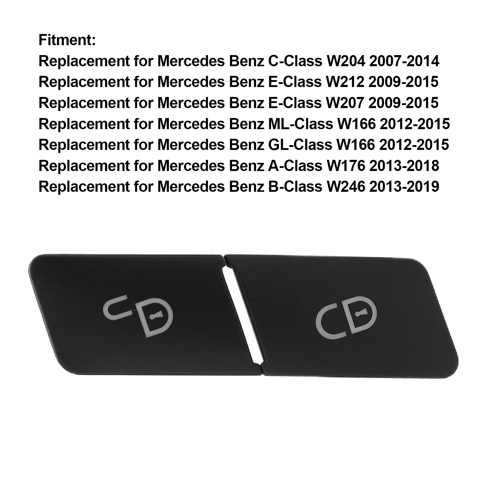 Remplacement du bouton de verrouillage de porte droite pour CEAB ML GL Classe W204 W212 W166 - 9