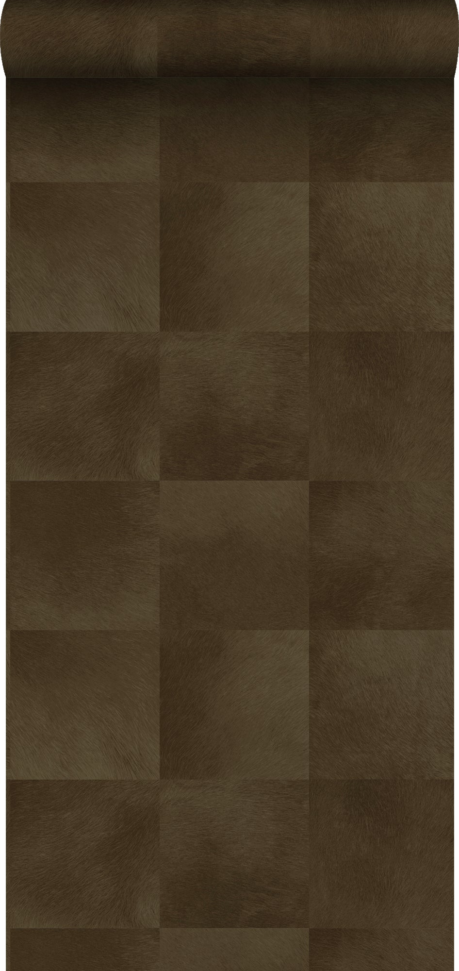 Tapeta motyw zwierzęcej skóry rdzawy brąz - 53 cm x 10.05 m - ORIGIN