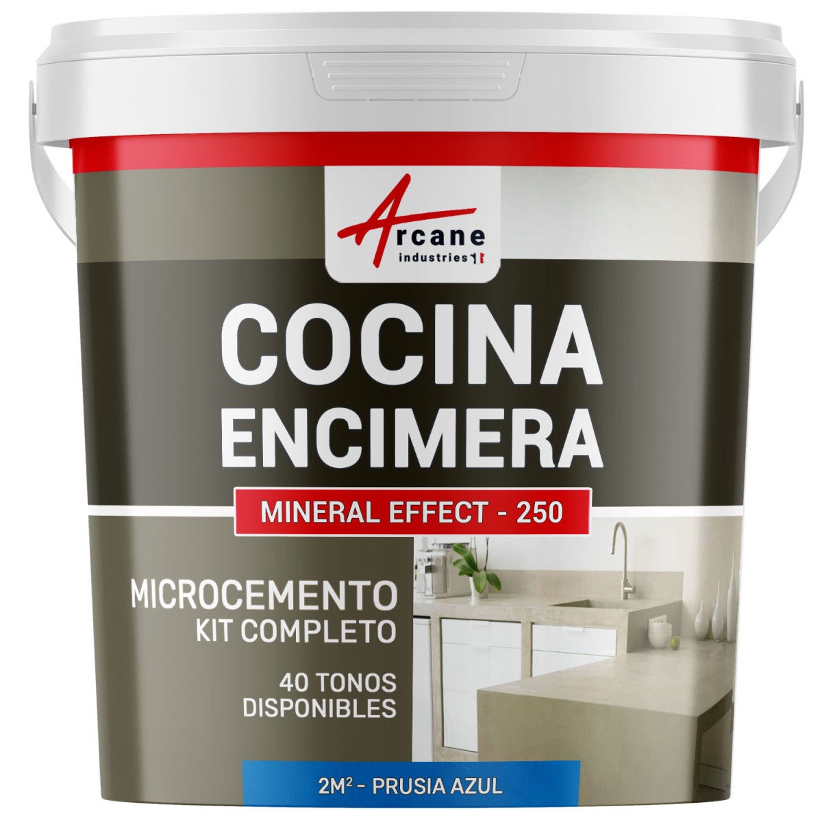 Microcemento cocina: para encimera y suelo de la cocina - 2 m² (en 2 ...
