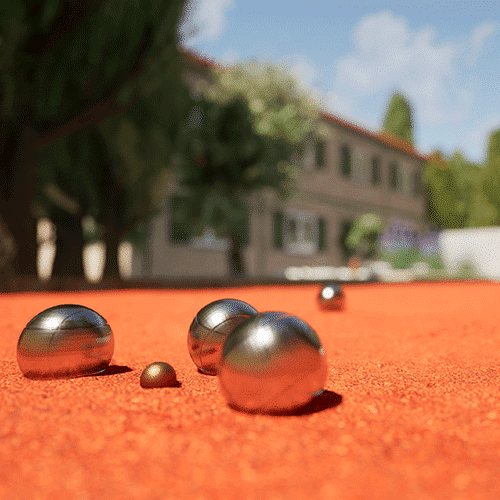 Sable stabilisé rouge 0/6 mm – Pack 5 Big Bag +/- 1,5T – Pétanque - 2