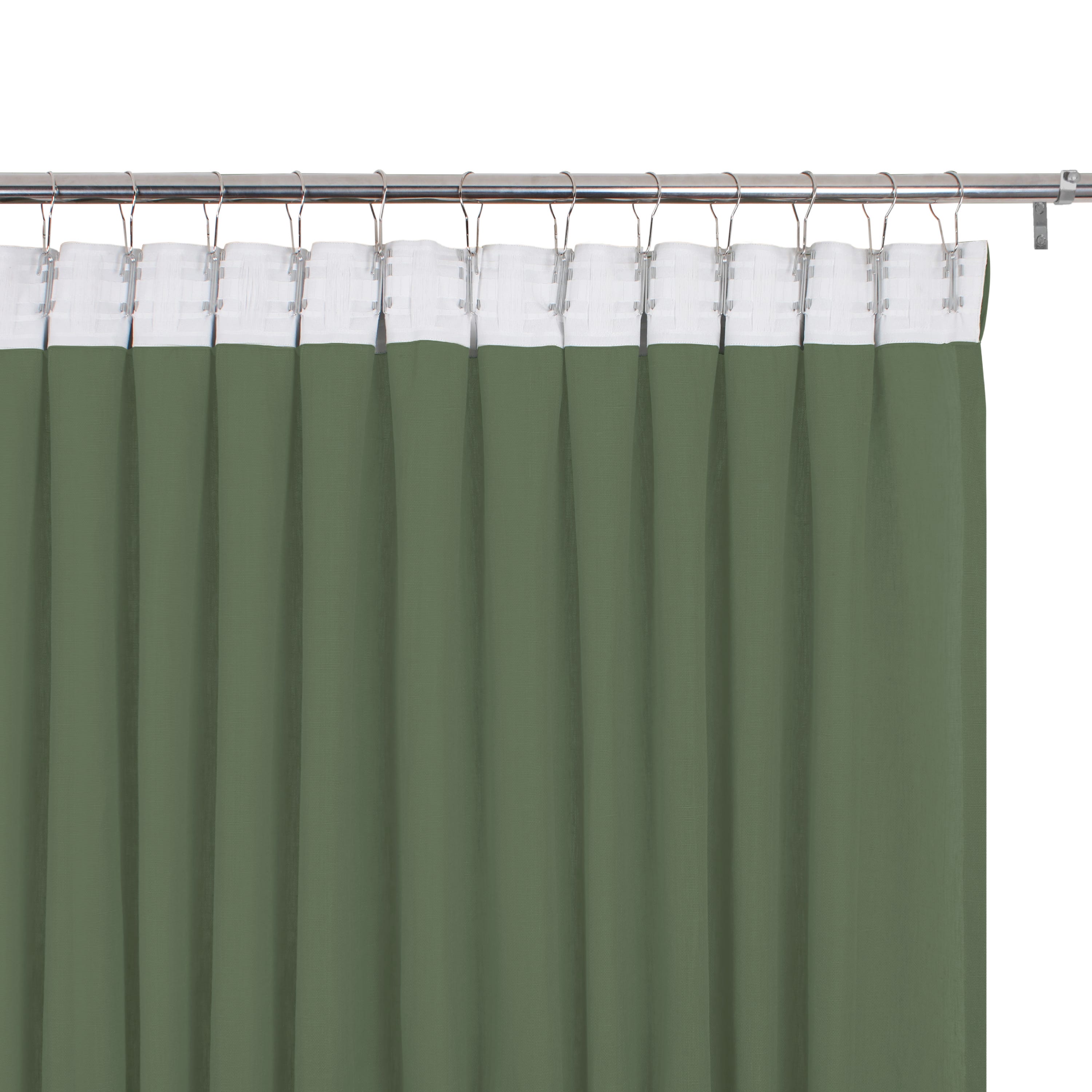 Zasłona zaciemniająca LENAYA - szer. 200 x wys. 280 cm - len - zielony - INSPIRE - 8