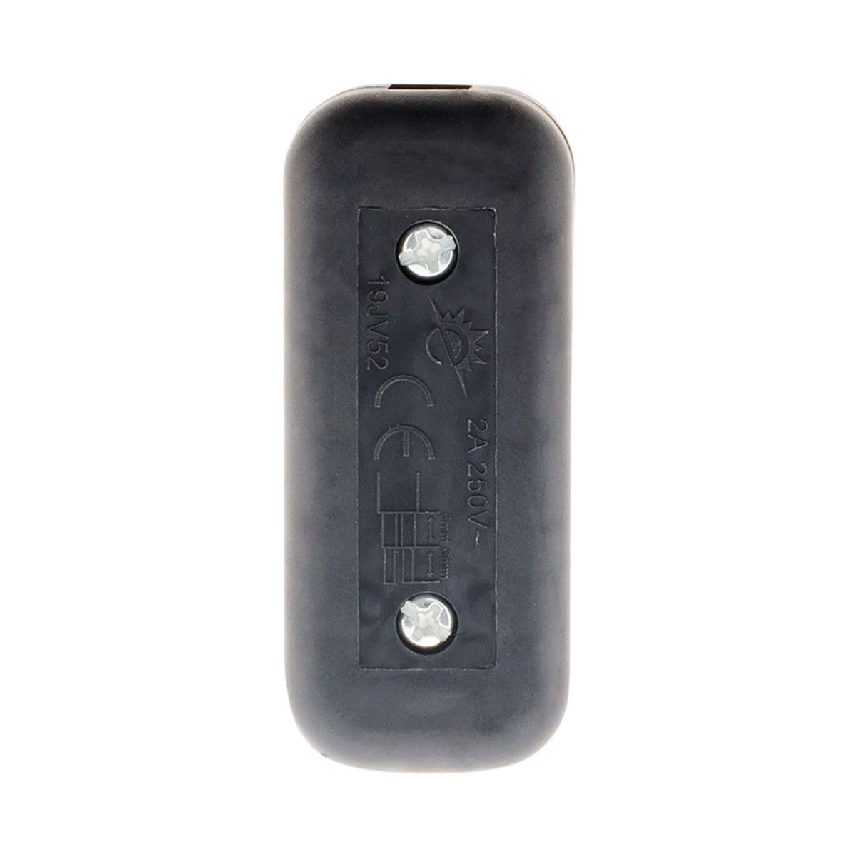 Interrupteur 2A Bipolaire - Noir - Zenitech - 2