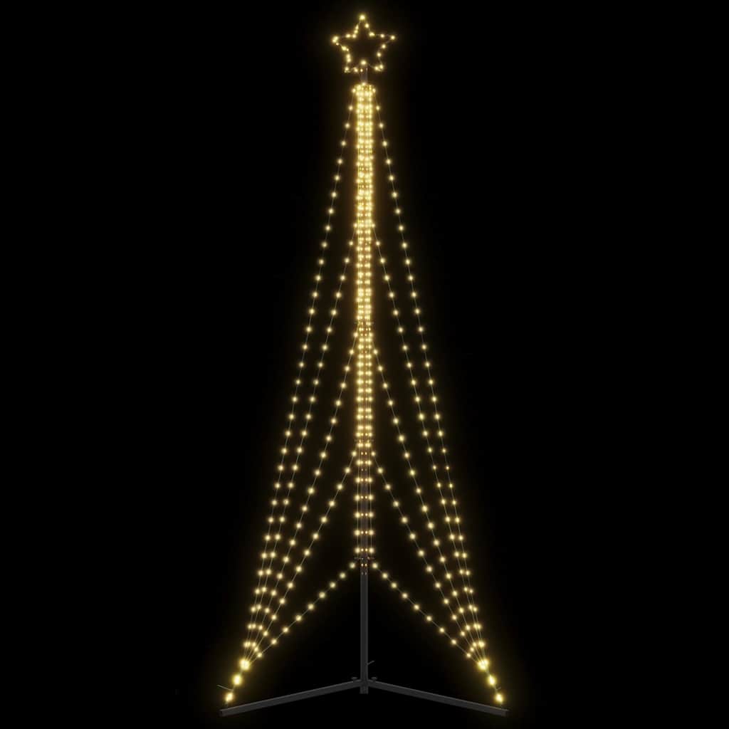 Choinka LED 525 LEDs Ciepła biel 302 cm vidaXL