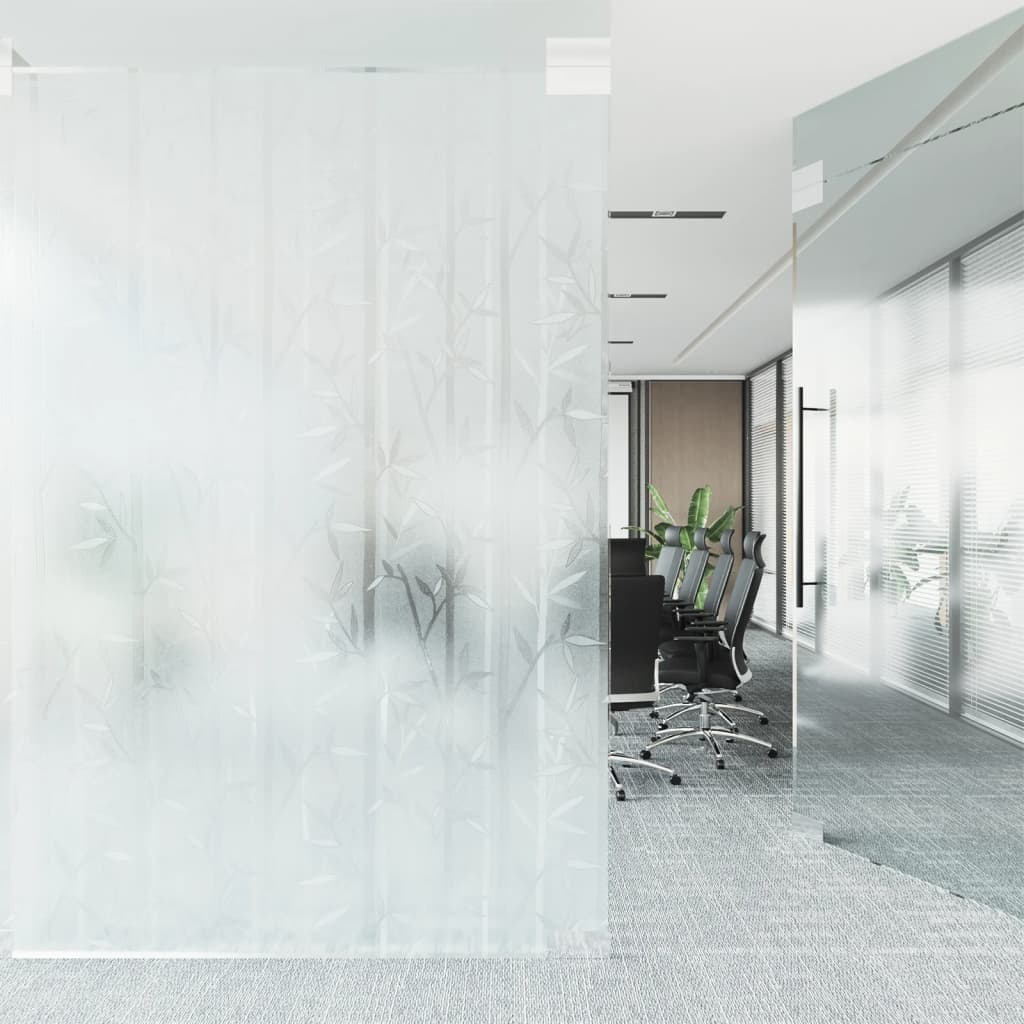 Film PVC dépoli motif bambou pour fenêtre 45 x 500 cm - 3