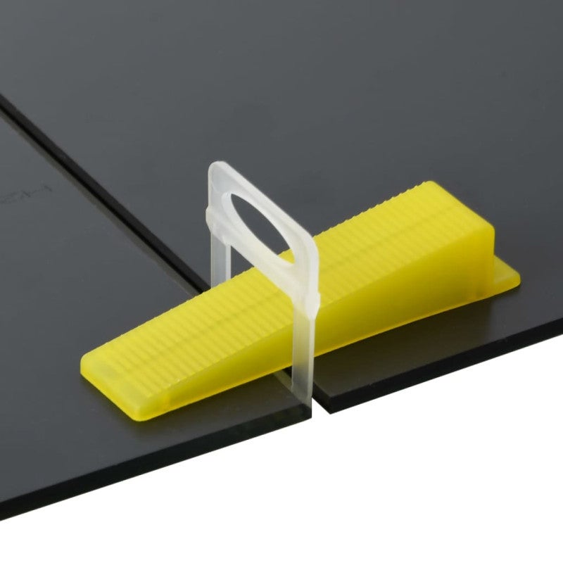 Kit Di Livellamento Per Piastrelle Con 100 Distanziatori Livellatori E 4 Chiavi Speciali E 500 Distanziatori Per Piastrelle Da 2 Mm 97648260 - 5