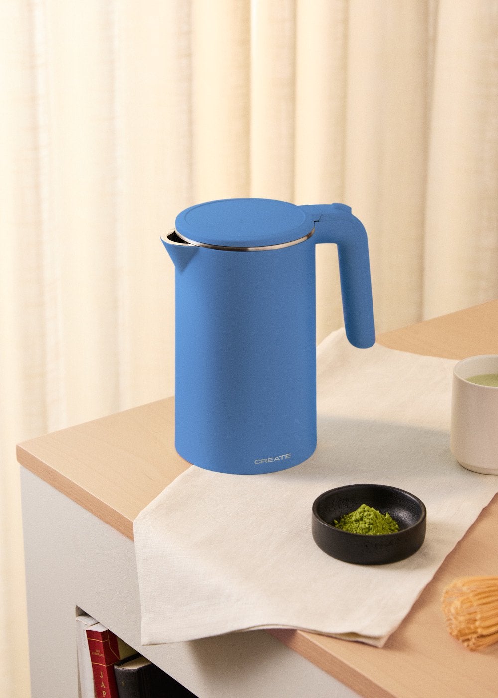 CREATE - KETTLE STUDIO PRO - Bouilloire électrique 1L avec contrôle de température - Bleu cobalt - 2