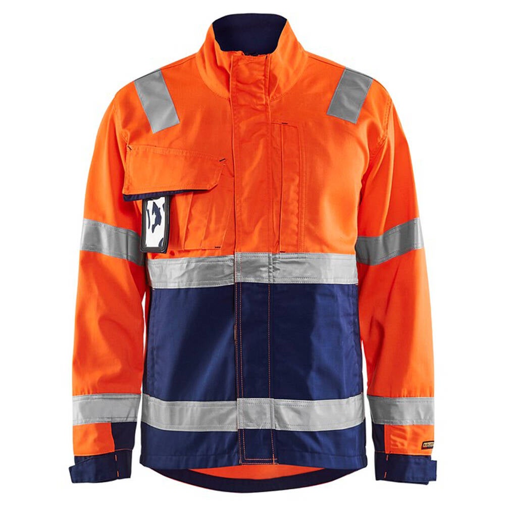 Veste Haute Visibilité Orange Leo Workwear - Taille M - Polyester Recyclé Durable