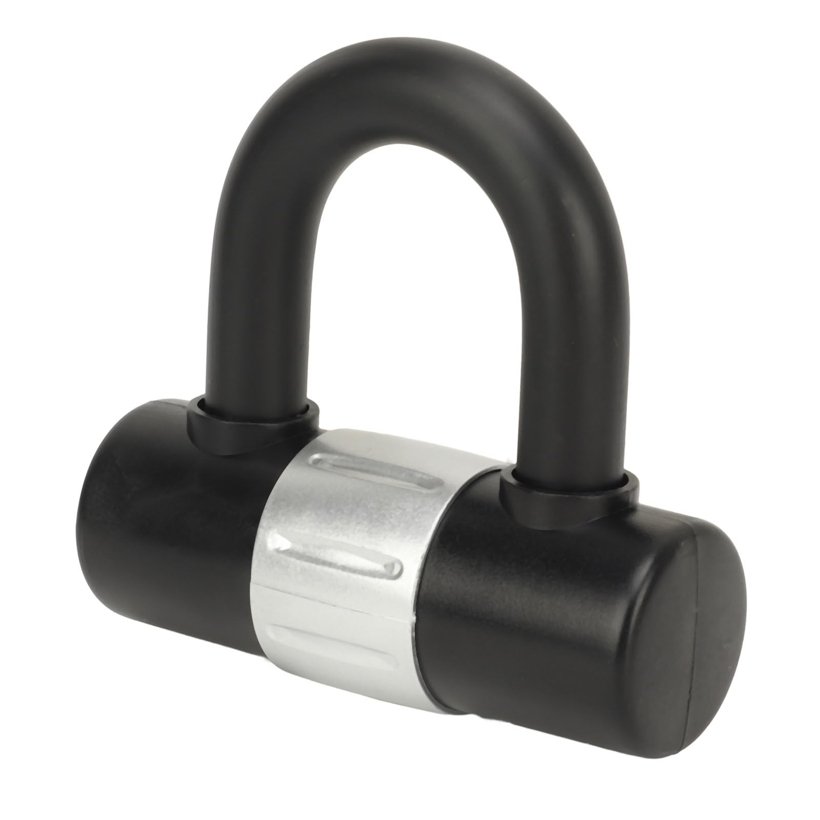 Lucchetto a U in lega di zinco antifurto portatile con chiavi per camper, camion, rimorchi, auto, ingegneria - 5