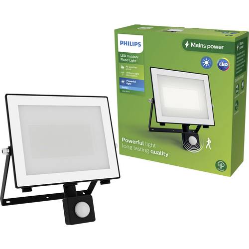 Naświetlacz LED Philips Projektor zewnętrzny z Czujnikiem Ruchu i Zmierzchu 50W 5400lm 5000K IP65 Czarny Lois