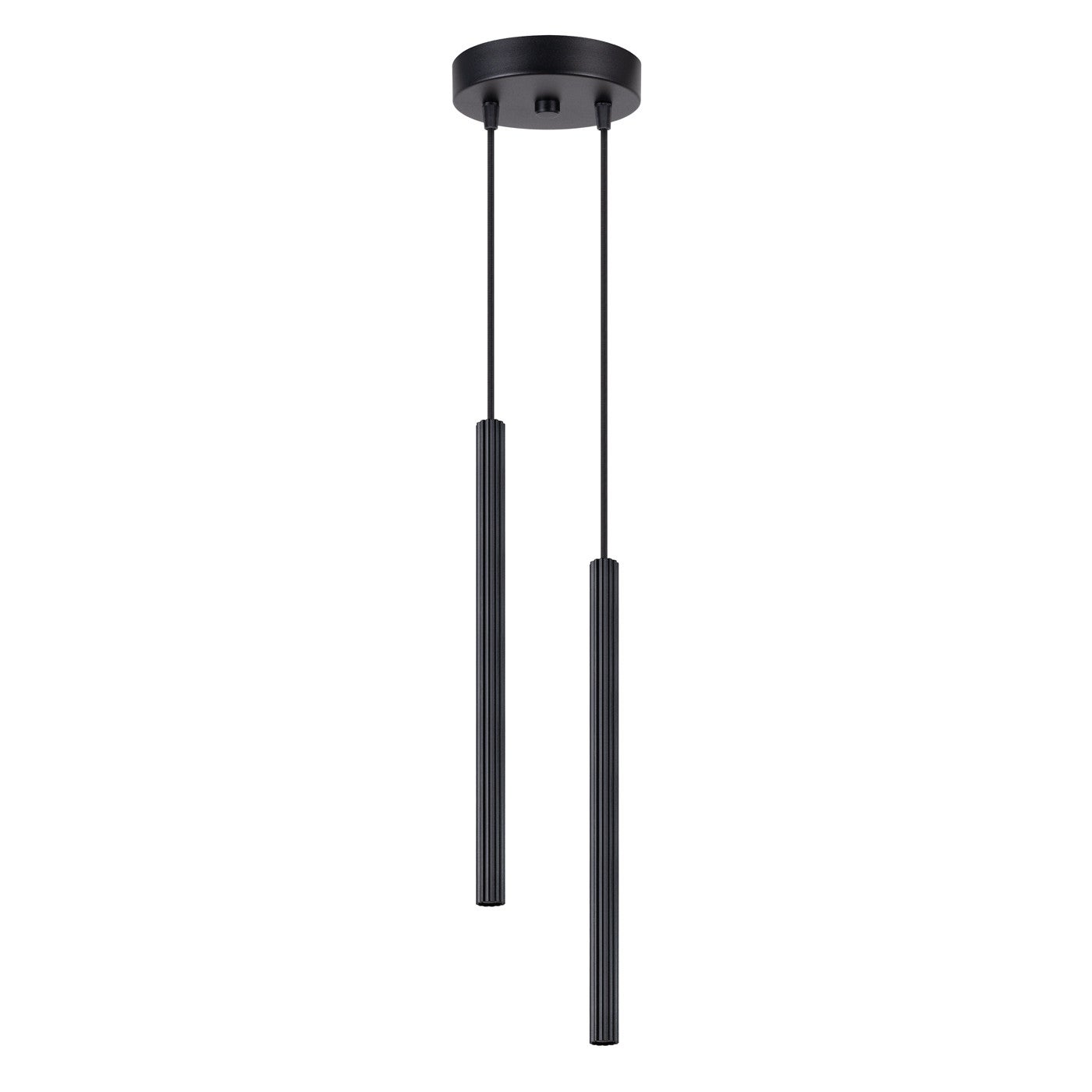 Lampa sufitowa ryflowana ARCHE czarna 2xG9x8W metal wym:118x15x15cm IP20 Sollux Lighting - 2