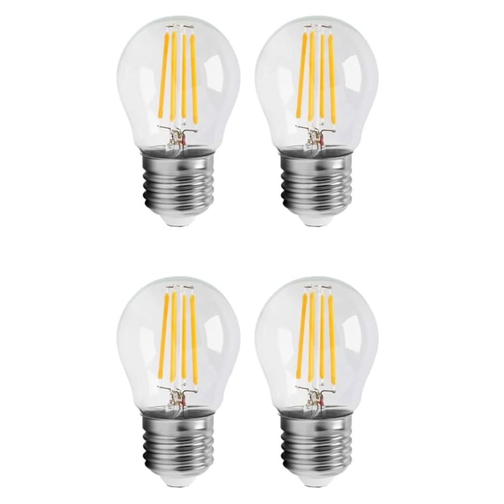Żarówka LED G45 6W, trzonek E27, zamiennik, oświetlenie dekoracyjne, nieściemnialna (ciepła biel)